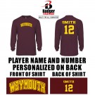 Weymouth Girls Basketball Badger Brand B-Core Long Sleeve Tee (Shooter Shirt), MEN’S FIT