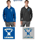 Norwell Girls Youth Lacrosse Sport-Tek® Sport-Wick® Stretch 1/2-Zip Pullover. ST850