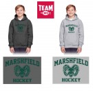 Marshfield High School Girls Hockey Team 365 Youth Zone HydroSport™ Heavyweight Pullover Hooded Sweatshirt