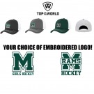 Marshfield High School Girls Hockey Top Of The World Adult Ranger Cap