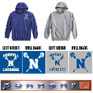 Norwell Girls Youth Lacrosse Pennant Brand Y701 youth SUPER-10 hoodie  (Youth)