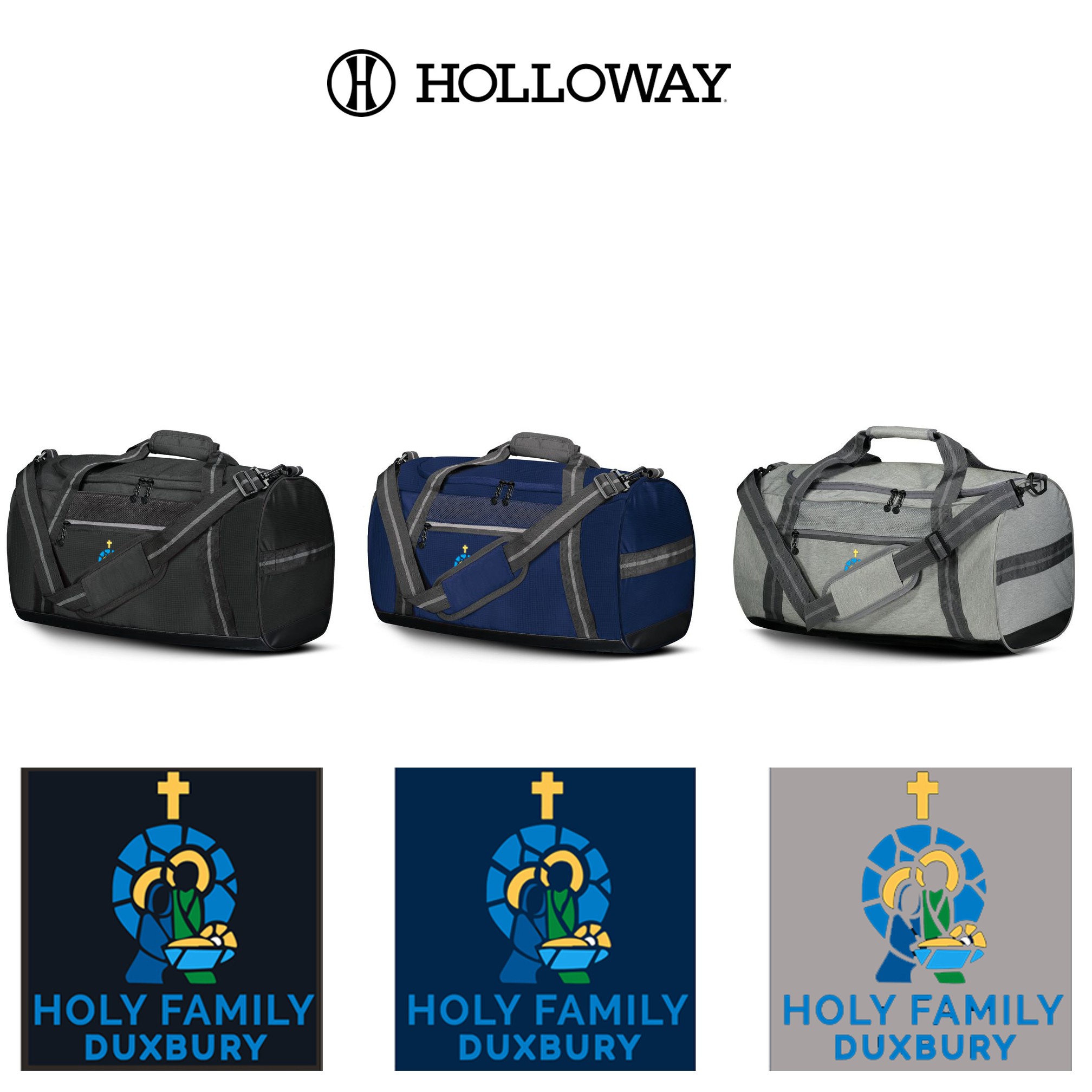 Holy Family Duxbury Holloway Rivalry Duffel Bag