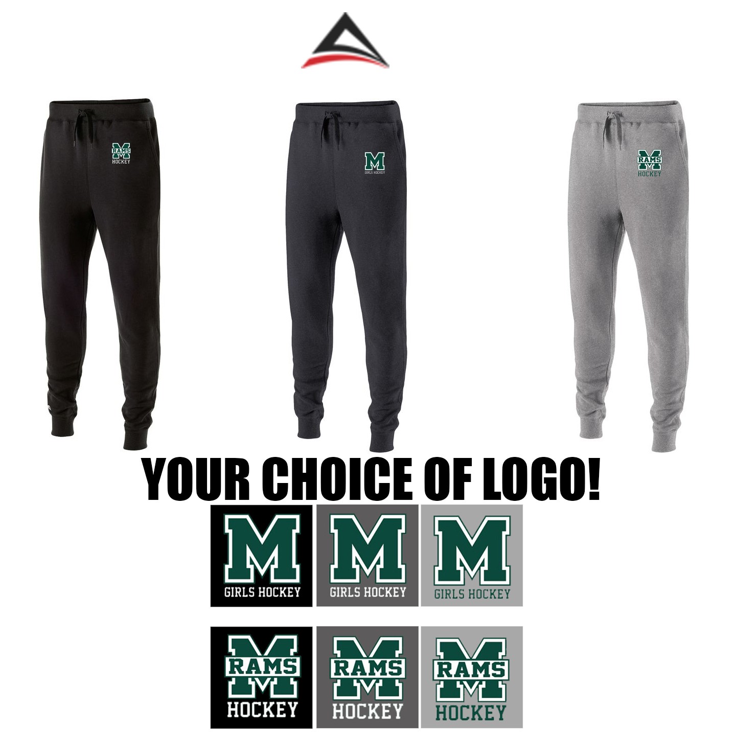 Marshfield high School Girls Hockey Holloway 60/40 Fleece Jogger