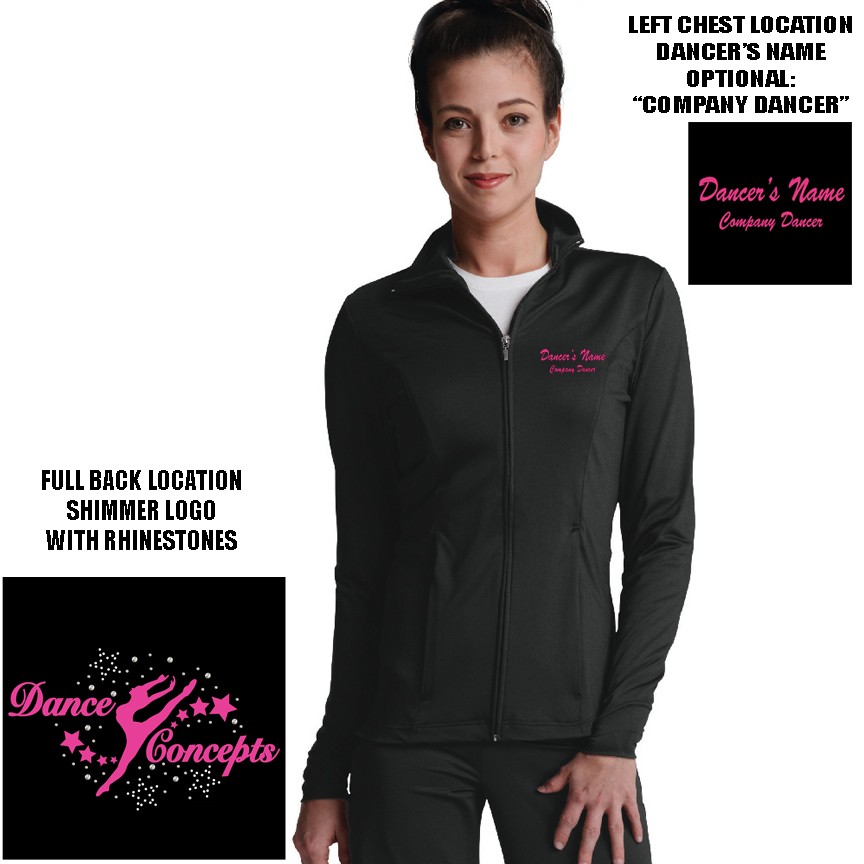 Dance Concepts Charles River Fitness Jacket, Adult Women’s
