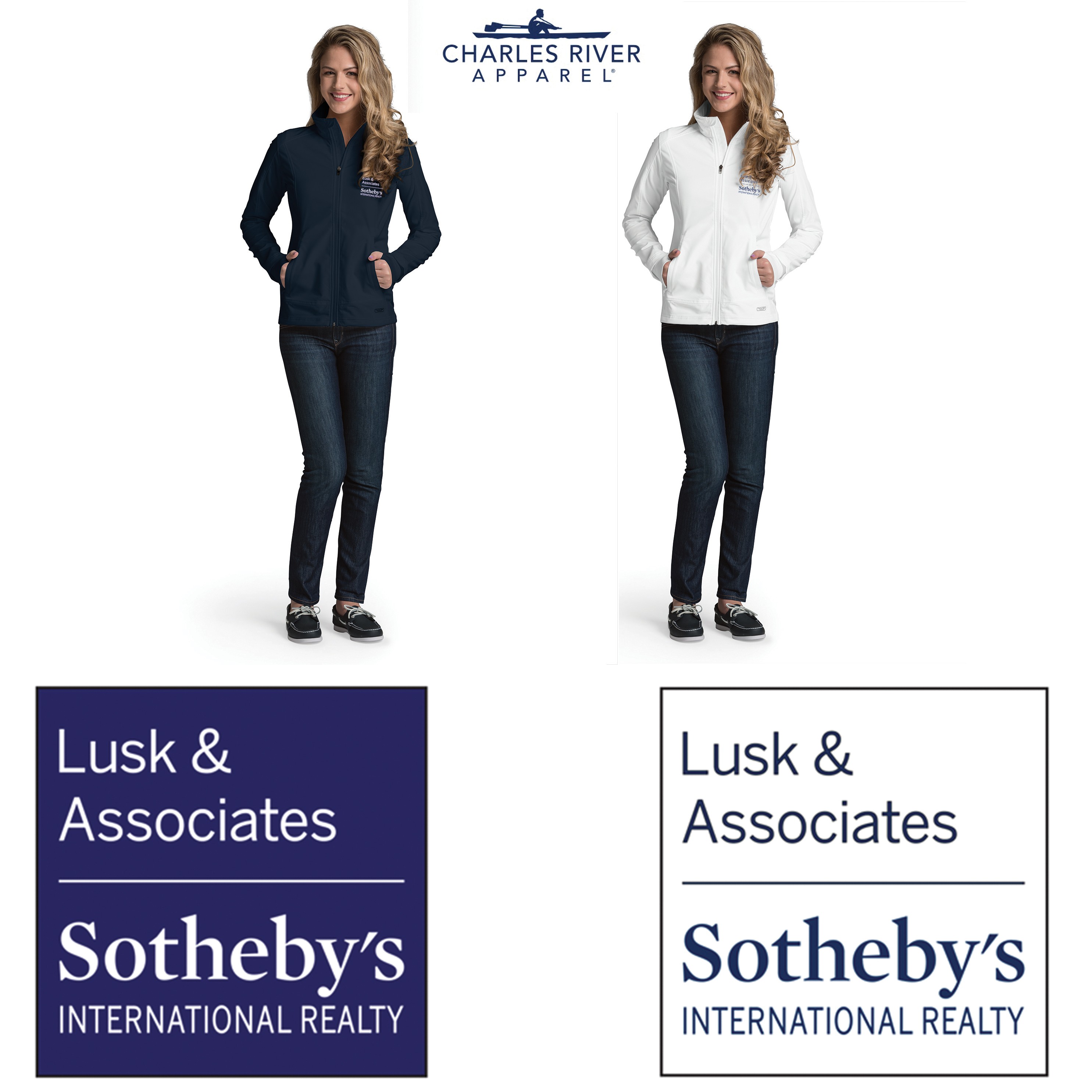 Lusk & Associates Sotheby’s International Realty Charles River Women's Axis Soft Shell Jacket