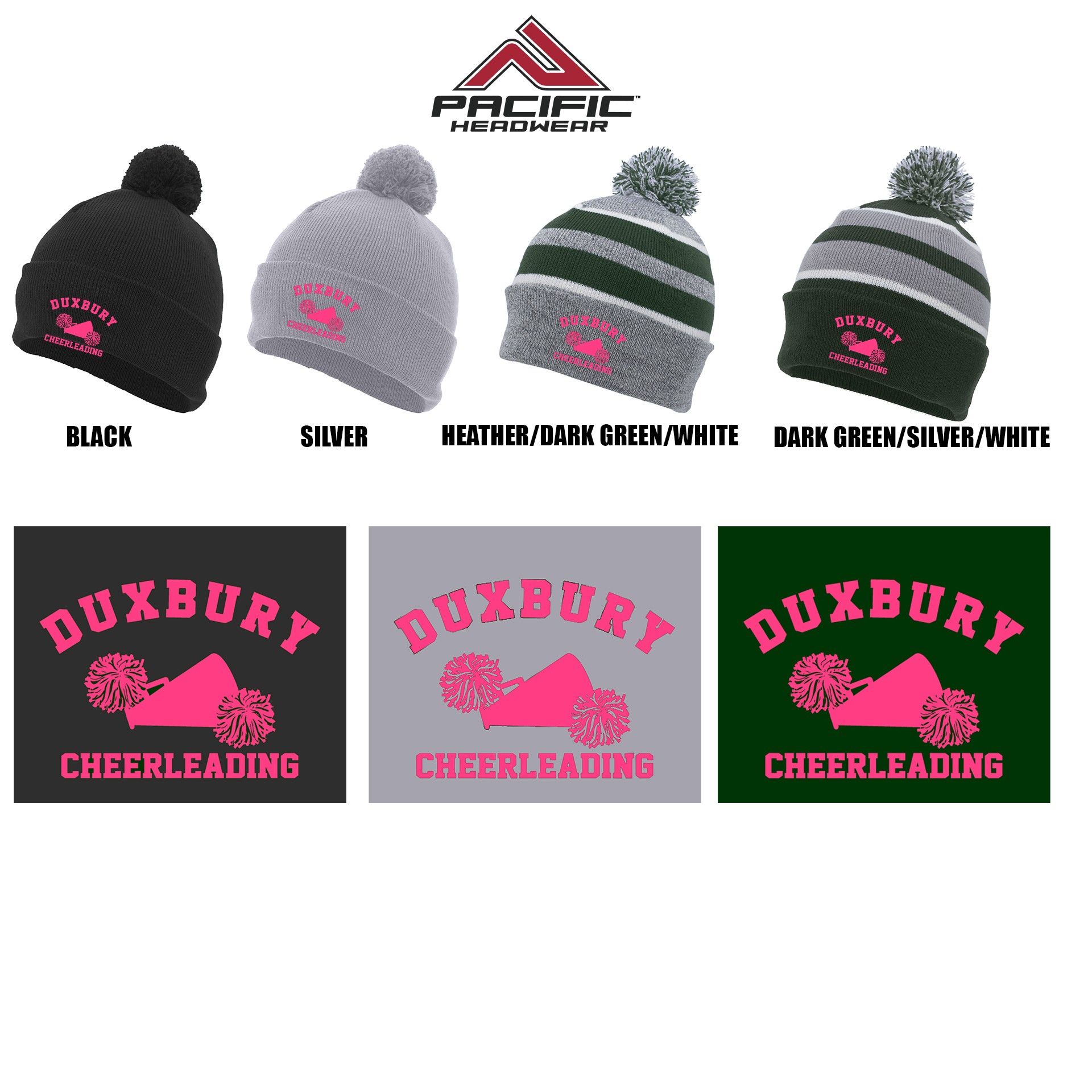 DDYC Pacific Headwear Loose Fit Pom Pom Knit Hat