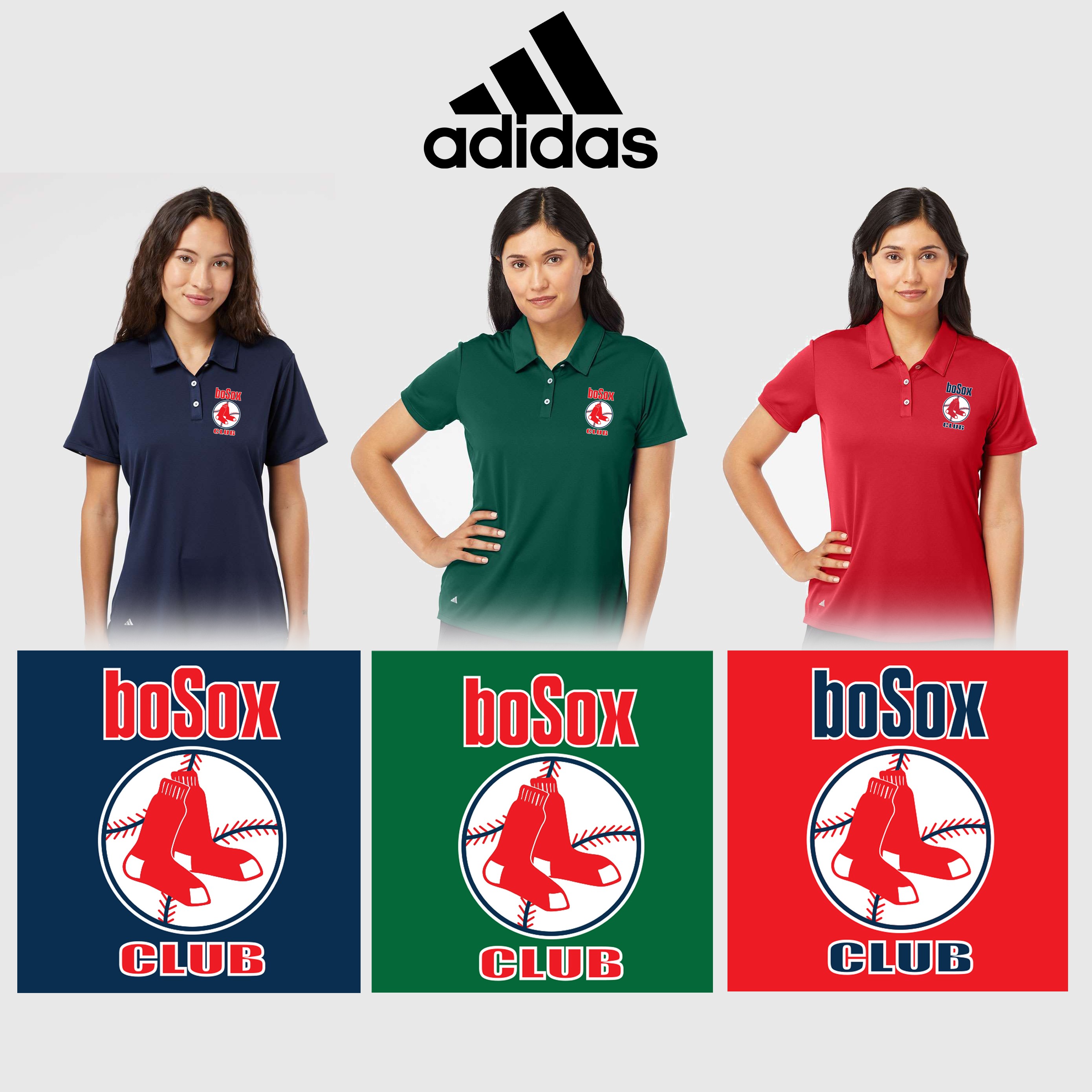 BoSox Club Adidas Women's Performance Polo