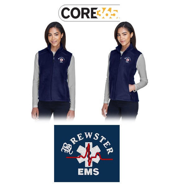 Brewster Ambulance CORE365 Ladies' Journey Fleece Vest