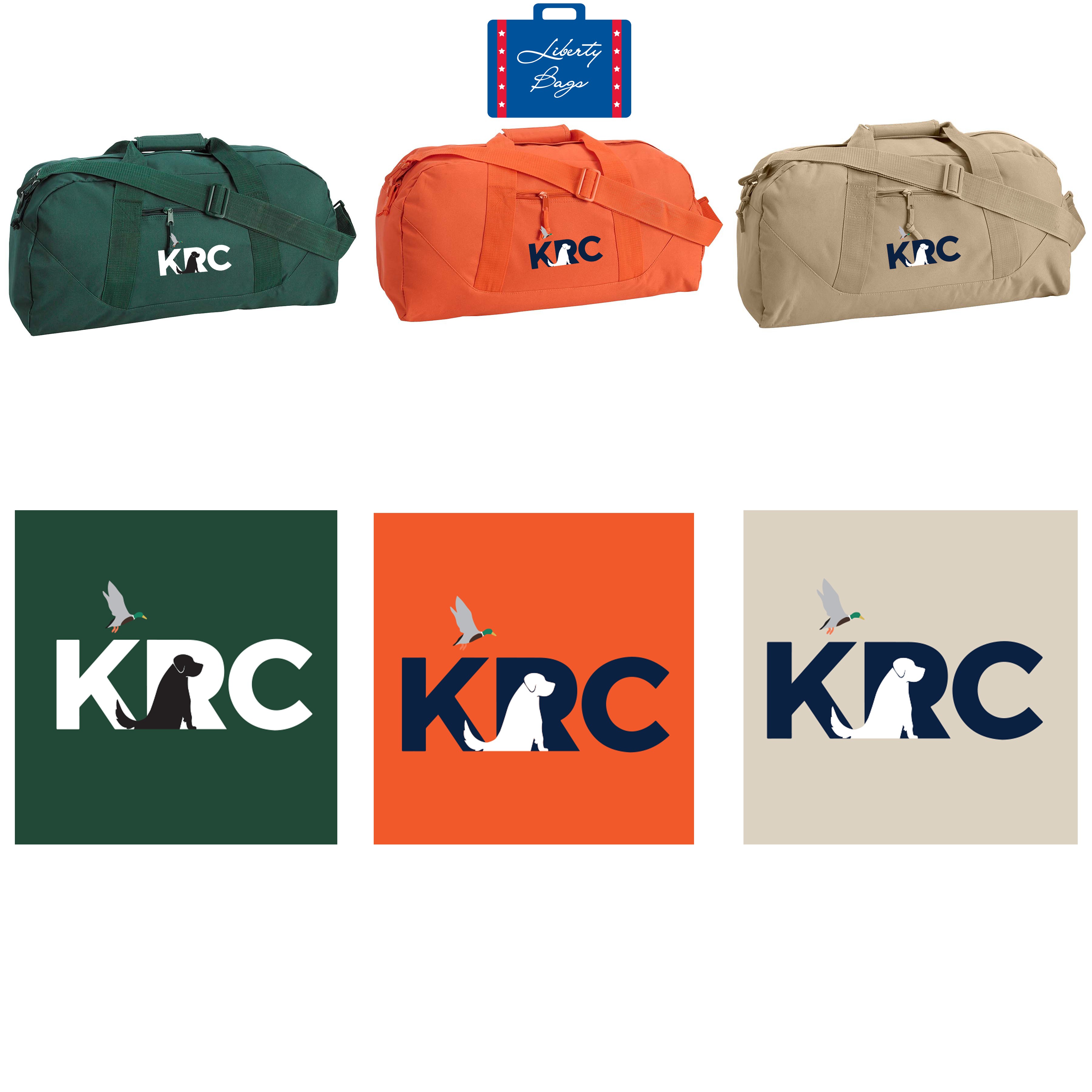 Keystone Retriever Club Liberty Bags Game Day Large Square Duffel