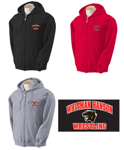 Whitman Hanson Wrestling Gildan Heavy Blend™ 50/50 Full-Zip Hood