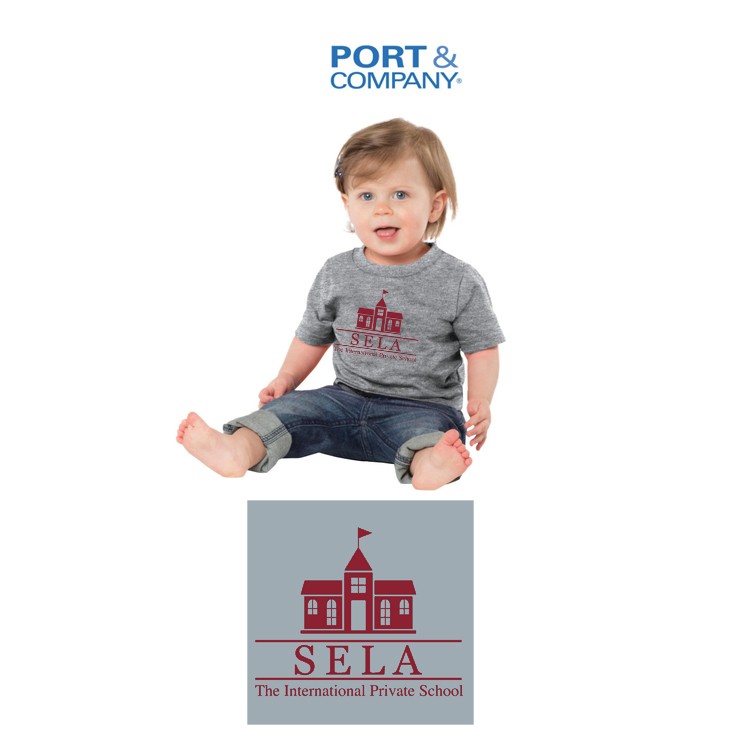 SELA - The International Private School Port & Company® Infant Core Cotton Tee, Infant Fit