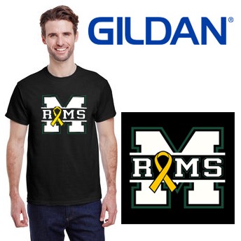 Marshfield High School Gold Ribbon Club Gildan Adult Ultra Cotton® T-Shirt