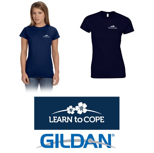 Learn To Cope Gildan Ladies' Softstyle® 4.5 oz. Fitted T-Shirt