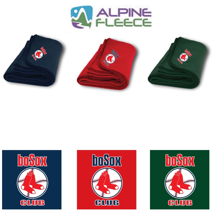 BoSox Club Alpine Fleece Value Fleece Blanket