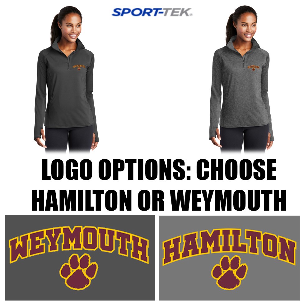 Thomas W. Hamilton School Sport-Tek® Ladies Sport-Wick® Stretch 1/2-Zip Pullover
