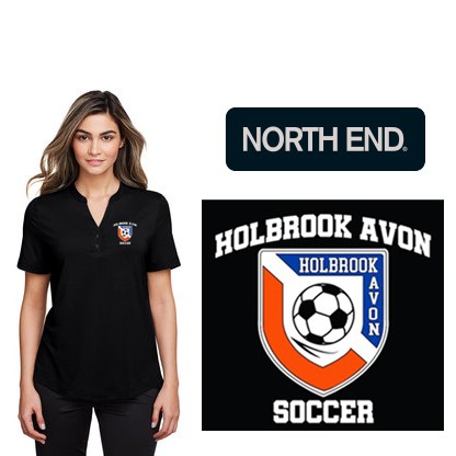 Holbrook Avon Youth Soccer North End Ladies' Jaq Snap-Up Stretch Performance Polo