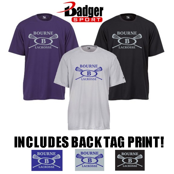 Bourne Lacrosse Badger B-Core Short Sleeve Performance Tee