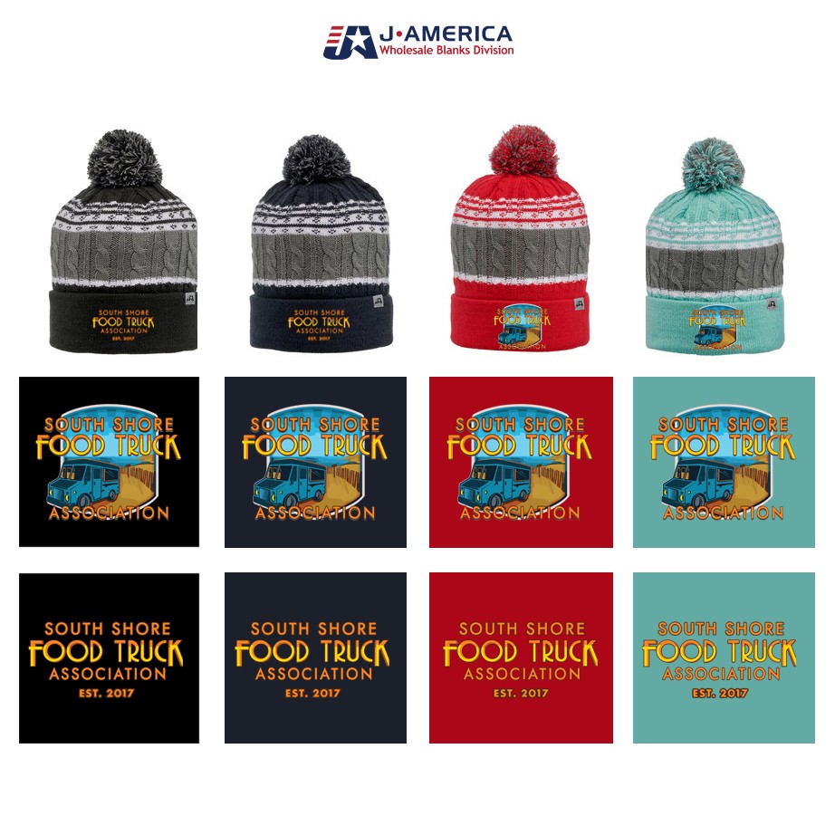 South Shore Food Truck Association SSFTA J America Adult Altitude Knit Cap